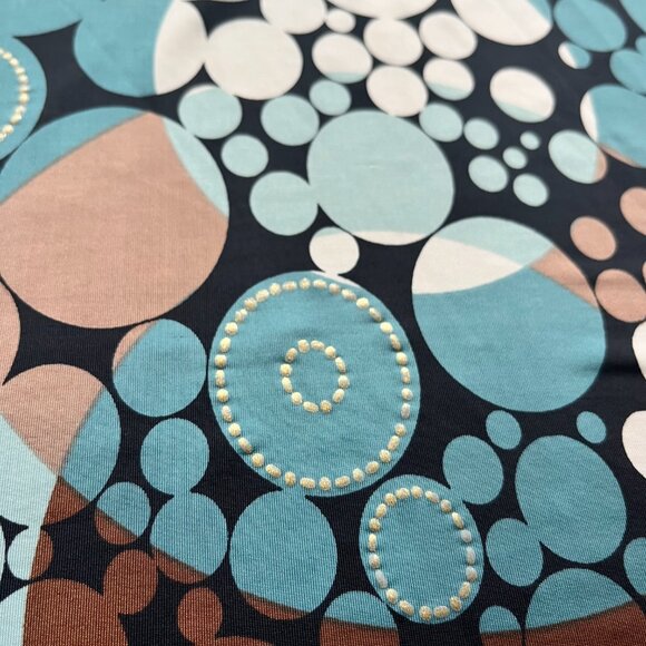 Kim & Co. Circular Multi-Colour Pattern Midi Skirt - Picture 9 of 12